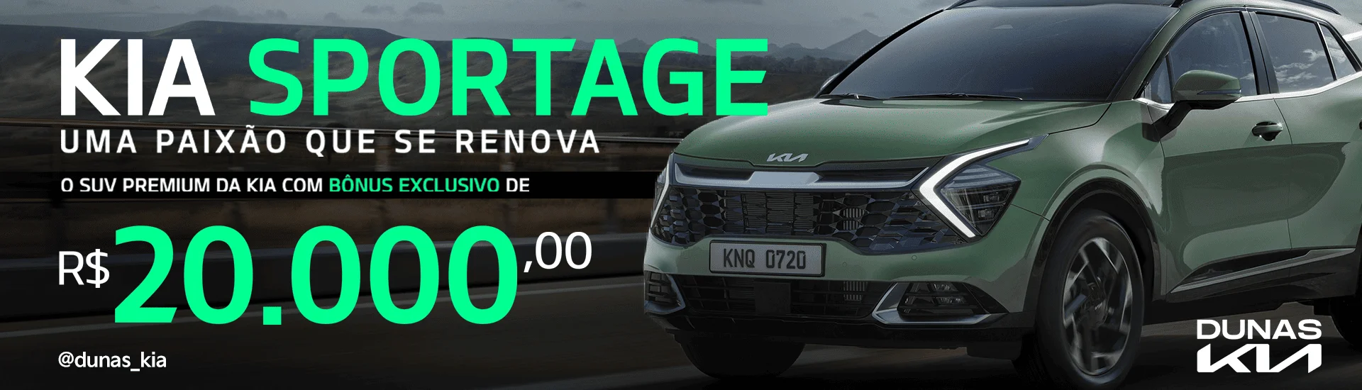 kia sportage oferta dunas natal
